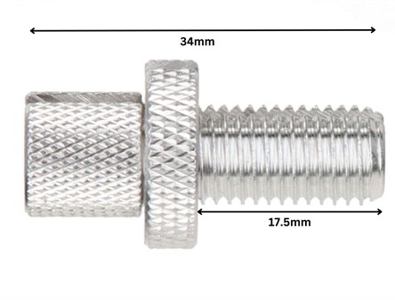 Stellschraube M10 mit Schlitz