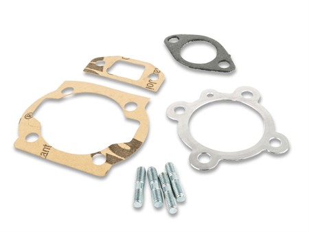 Kit cylindre Airsal alu 60cc 44mm bi-segment avec culasse, (ailettes comme origine), vélomoteurs Puch