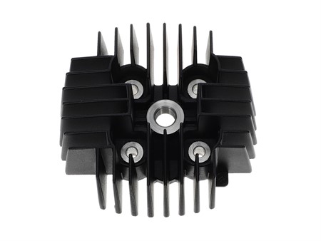 Culasse alu spéciale kit 38mm Akoa/Airsal/Swiing, vélomoteurs Puch Maxi / X30 "BLACK EDITION"