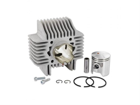 Kit cylindre AIRSAL alu 43.5mm 60cc, vélomtoteur et mini motos avec moteur Morini