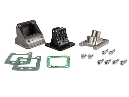 Ansaugsystem Malossi mit 4-Klappenmembrane, 14/16mm, für SHA Vergaser