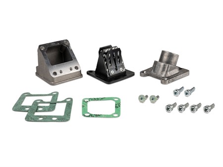 Boite à clapets 4 lamelles Malossi Peugeot 103 / kit 43.5mm Polini et carbu PHBG/CP Boite à clapets 4 lamelles Malossi Peugeot 103 / kit 43.5mm Polini et carbu PHBG/CP