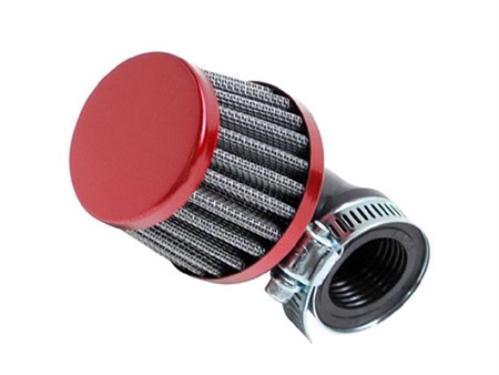 Luftfilter TNT Tuning, 90° gewinkelt, Anschluss Ø=28/35mm, Rot