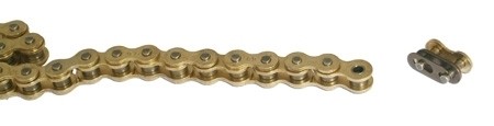 Antriebskette goldfarbig (415H) 128L