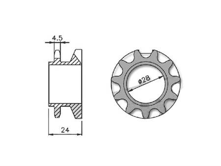 Ritzel 11Z Peugeot 103 SP/MVL