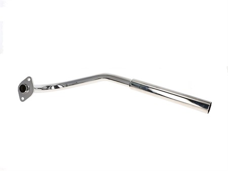 Coude déchappement 20mm, bride a visser,  vélomoteurs Sachs 503 AB