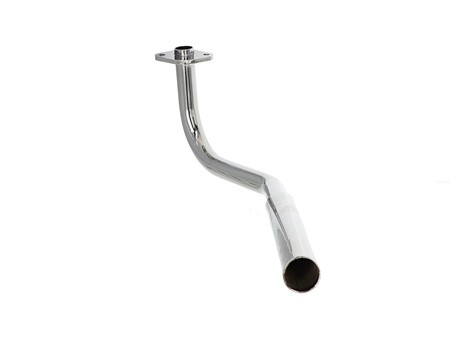 Coude déchappement 20mm, bride a visser,  vélomoteurs Sachs 503 AB