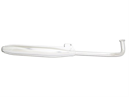 Pot d'échappement TOMOS 22mm, chromé Pot d'échappement TOMOS 22mm, chromé