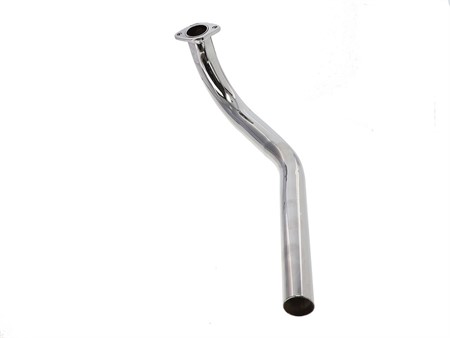 Coude déchappement Tomos 28mm chromé