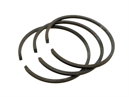 Jeu de segments (3pcs), Ø 39.4 x 1.7mm coupe oblique, vélomoteurs Solex Jeu de segments (3pcs), Ø 39.4 x 1.7mm coupe oblique, vélomoteurs Solex