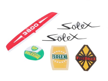Set d'autocollants Solex 3800, n° 2 Set d'autocollants Solex 3800, n° 2