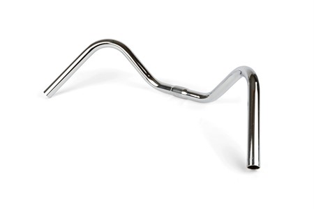 Guidon chromé Solex, 22mm avec épaulement 25mm, montage sur potence