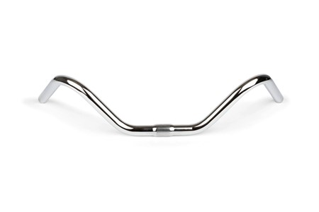 Guidon chromé Solex, 22mm avec épaulement 25mm, montage sur potence