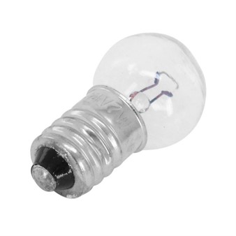Birne E10, weiss 14V/7W, (e10) geschraubt «Solex»