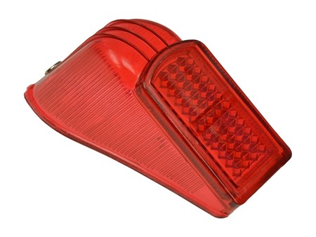 Vitre/cabochon de phare arrière, rouge, vélomoteurs Solex 1400-3800