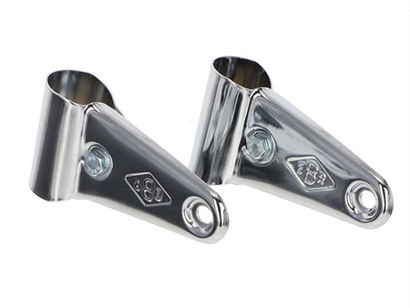 Lampenhalter EBR, 1 paar, chrom, Aufnahme Ø28mm