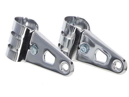 Lampenhalter EBR, chrom, Aufnahme Ø 40mm Lampenhalter EBR, chrom, Aufnahme Ø 40mm