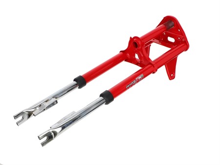 Fourche téléscopique EBR rouge (comme origine), vélomoteurs Puch / X30 Fourche téléscopique EBR rouge (comme origine), vélomoteurs Puch / X30