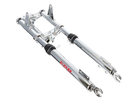 Telegabel Puch «Scheibenbremse» EBR Chrom 560mm verstärkt kurz