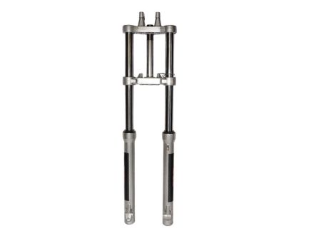 Telegabel Puch für Scheibenbremse, Standrohr 32mm, chrom
