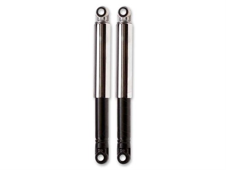 Set amortisseurs Puch/universal 29cm noir/chromé Oldschool Set amortisseurs Puch/universal 29cm noir/chromé Oldschool