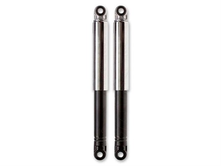 Set amortisseurs Puch/universal 31cm noir/chromé Oldschool Set amortisseurs Puch/universal 31cm noir/chromé Oldschool