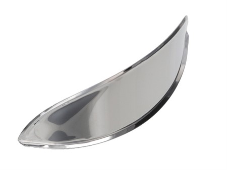 Lampenspoiler chrom universal
