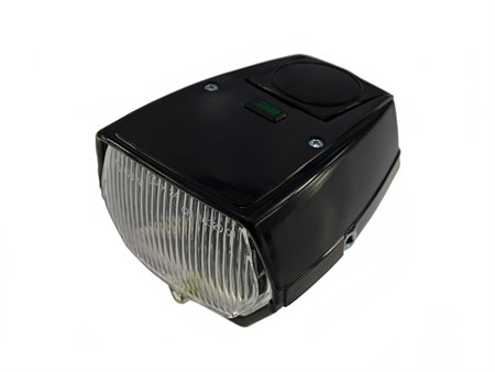 Lampe 4-eckig, schwarz ohne Schalter Lampe 4-eckig, schwarz ohne Schalter