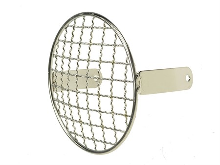 Lampengitter chrom rund, (Ø 13 cm), vorne