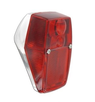 Rücklicht Peugeot 103, chrom-rot (BAR10)