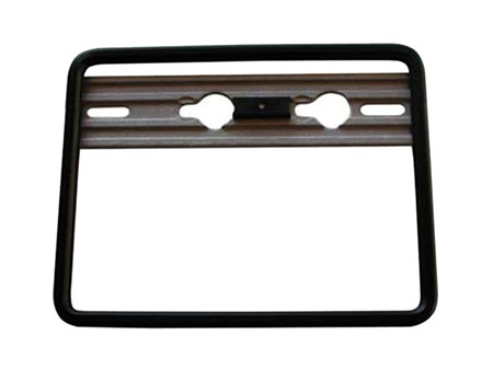 Support de plaque d'immatriculation interchangeable alu éloxé noir, universel Scooter/Moto Support de plaque d'immatriculation interchangeable alu éloxé noir, universel Scooter/Moto