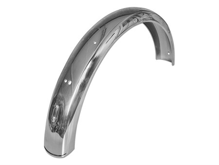 Schutzblech Mofa 16/17" universal INOX hinten Schutzblech Mofa 16/17" universal INOX hinten