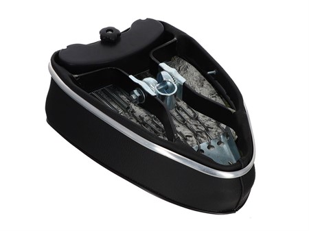 Selle noire à ressort Denfeld replica noir, universelle vélomoteurs
