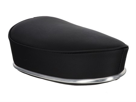 Sattel schwarz "Sitzbänkli" mit PUCH Schriftzug, universal