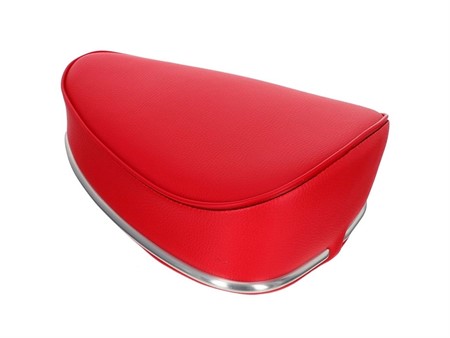 Selle vélomoteur type Denfeld, rouge