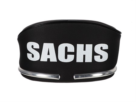 Sattel schwarz "Sitzbänkli" mit SACHS Schriftzug, universal