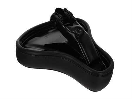 Selle (modèle fin) avec inscription PUCH, noir/blanche universelle