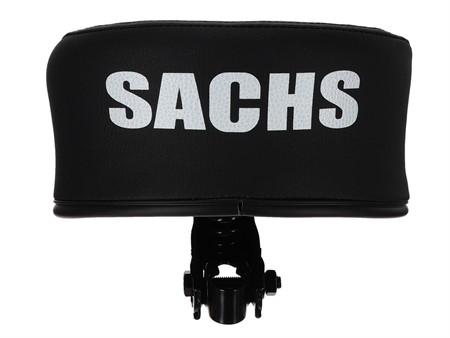 Selle (surélevée) avec inscription SACHS, noir/blanche universelle