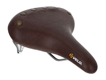 Selle universelle VELO Vintage Touring cuir marron