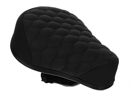 Selle (surélevée) avec inscription KREIDLER, noir/blanche universelle