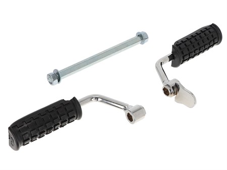 Cales pieds réglables chrome, vélomoteurs Puch Maxi