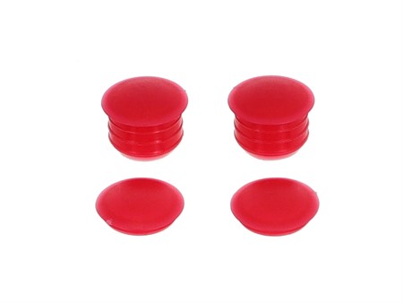 Bouchons rouge pour support de frein, vélomoteurs Puch Maxi (4 pcs) Bouchons rouge pour support de frein, vélomoteurs Puch Maxi (4 pcs)