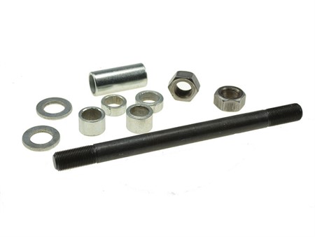 Radachse (vorne) Puch M12 x 165mm für geschlossene Lager (Nabe Leleu)