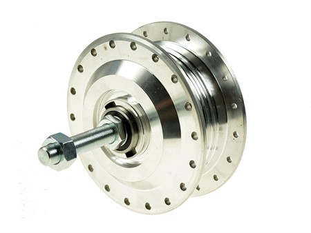 Vorderradachse Puch 12mm mit Kugellager (Leleu)