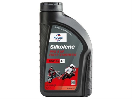 Huile 4-temps 10W-40 Silkolene PRO 4 XP full sythétique (1 L.)