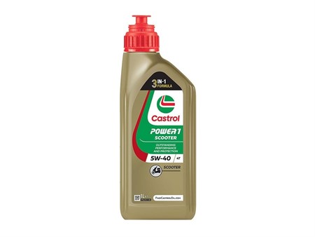 Huile moteur Castrol Power 1 Scooter 4T 5W-40 (1 Litre) Huile moteur Castrol Power 1 Scooter 4T 5W-40 (1 Litre)