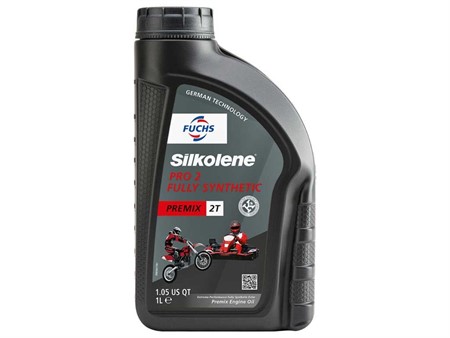 Huile 2-temps Silkolene Pro 2 Racing full synthétique (1 L) Huile 2-temps Silkolene Pro 2 Racing full synthétique (1 L)