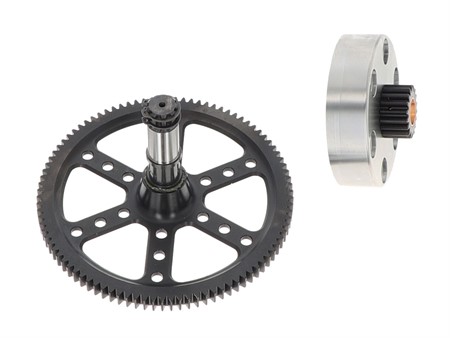 Getriebe MBR Racing gerade 18:94 mit Kupplungskorb Puch E50 KTM SX50 Kupplung