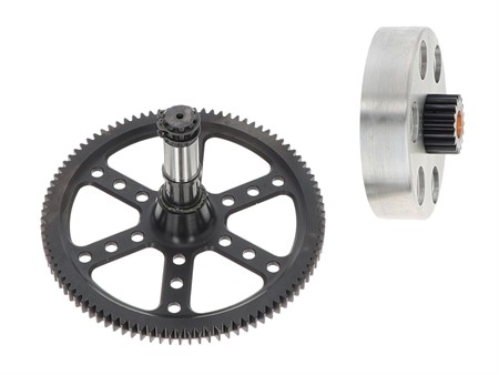 Getriebe MBR Racing gerade 18:94 mit Kupplungskorb Puch E50 standard Kupplung Getriebe MBR Racing gerade 18:94 mit Kupplungskorb Puch E50 standard Kupplung