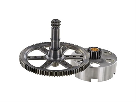 Getriebe MBR Racing gerade 18:94 mit Kupplungskorb für Puch E50 standard Kupplung